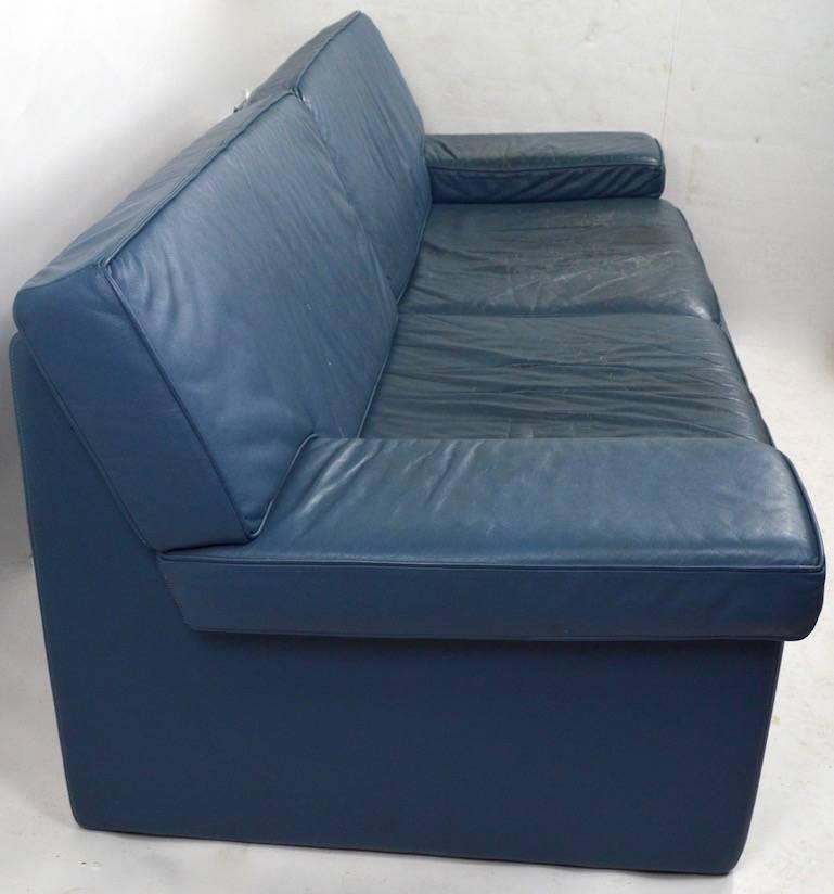 American Walter Knoll Leather Sofa for Sirino Brayton International