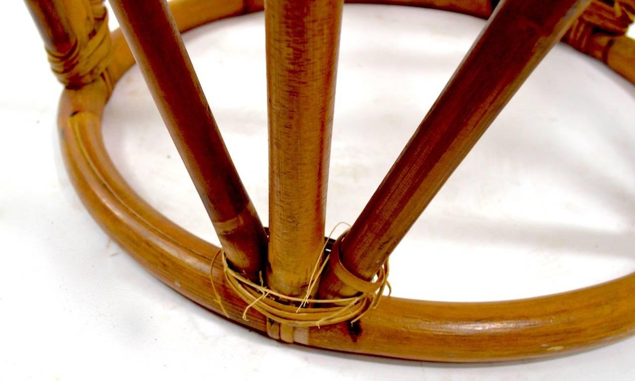 bamboo footstool