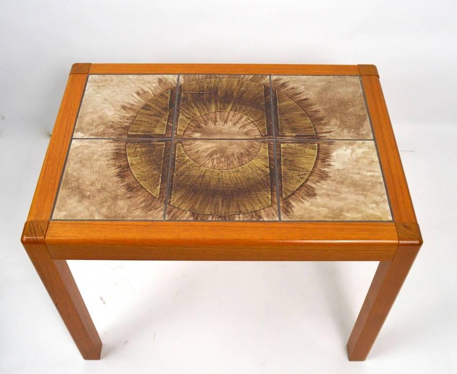 danish tile table