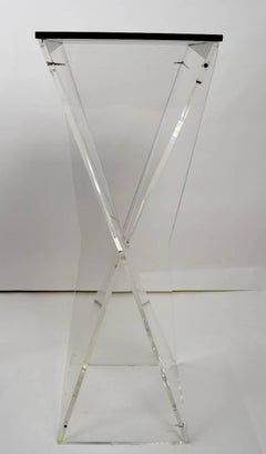 Modernist Lucite Pedestal