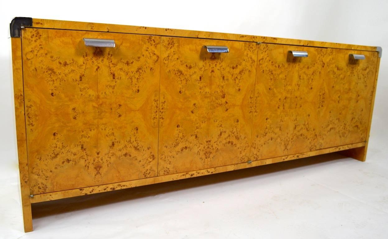 American Burl Dresser by Leon Rosen for Pace Collection