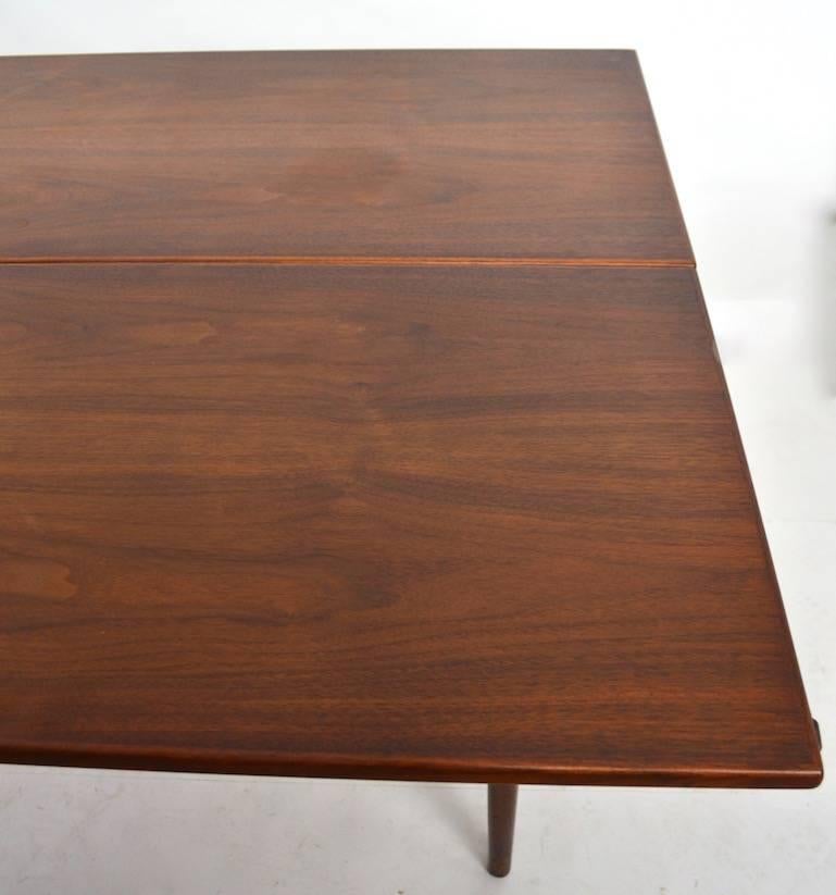 20th Century Flip Top Console Dining Table by Jens Risom
