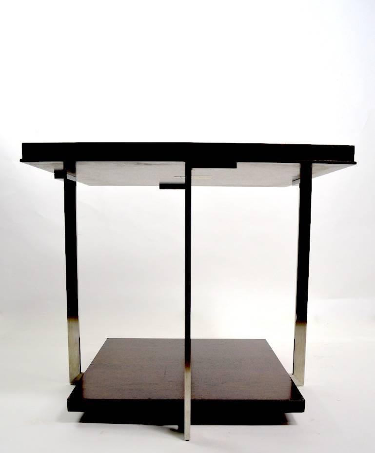 American Art Deco Revival Table by Troscan