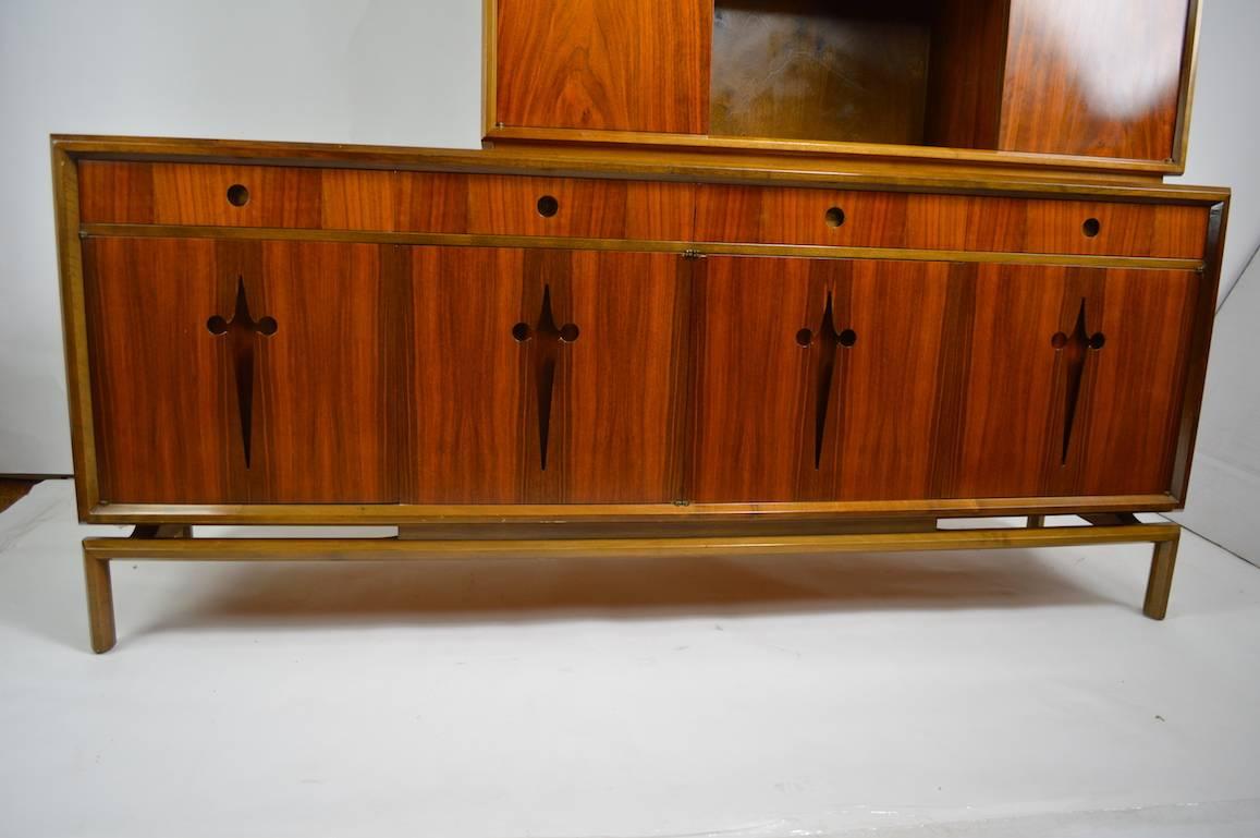 American Edmund Spence Credenza Breakfront For Sale