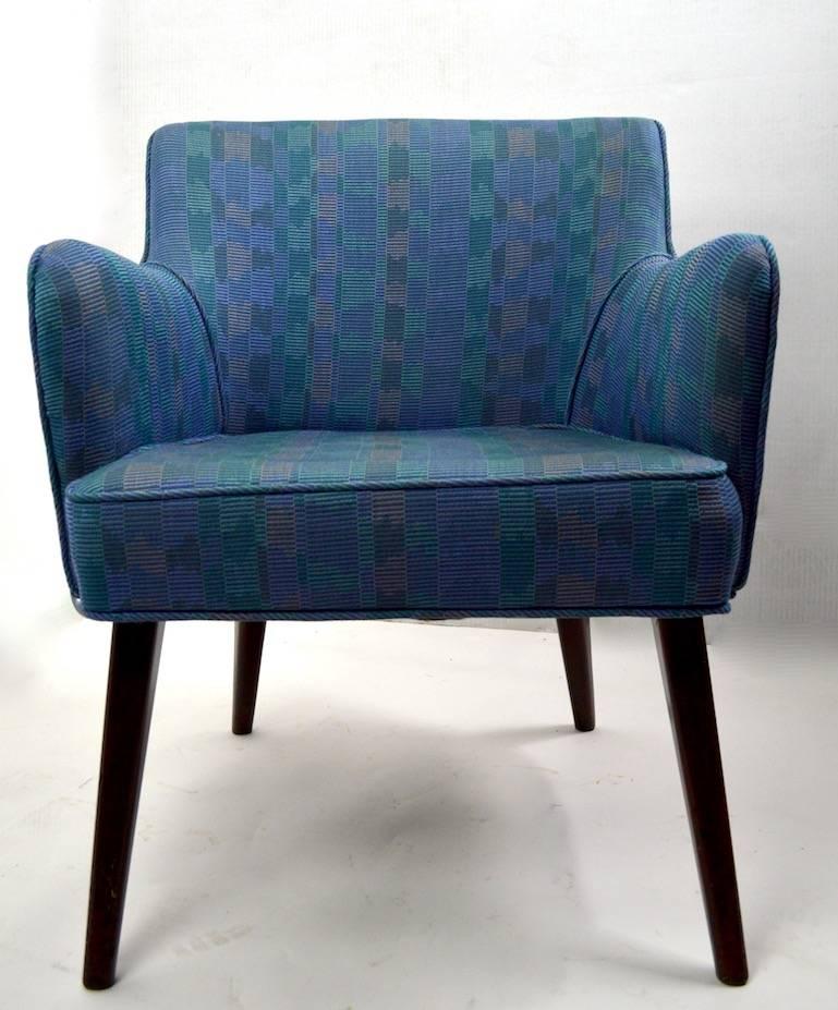 Upholstery Two Occasional Chairs Attributed to Probber For Sale