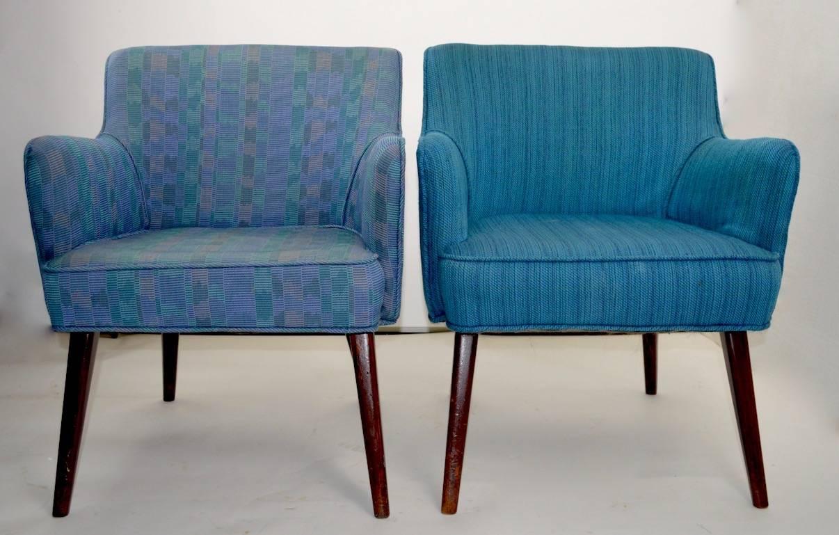 20th Century Two Occasional Chairs Attributed to Probber For Sale