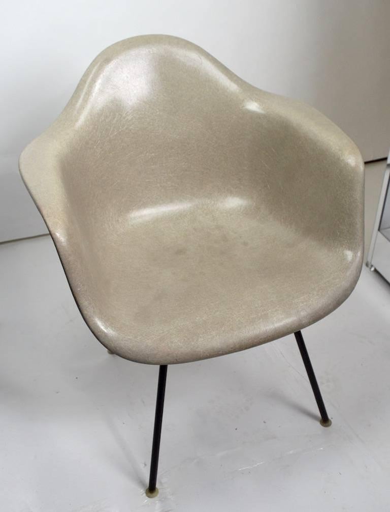 Three Eames Fiberglass Bucket Chairs at 1stDibs bucket chairs for sale