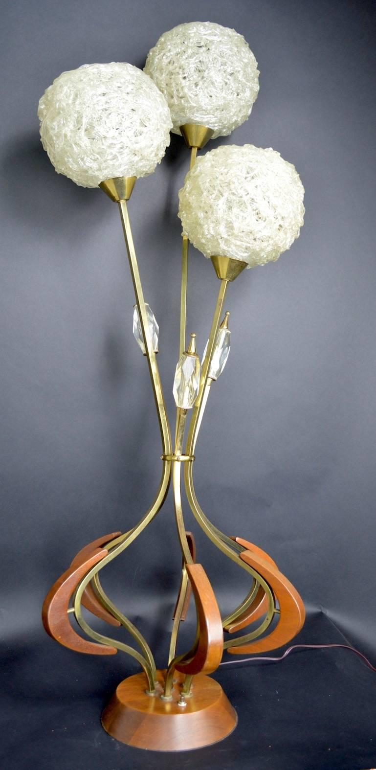 spaghetti lucite lamps