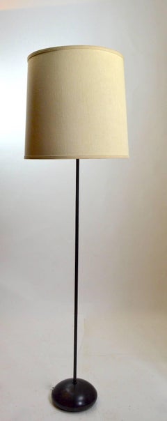 Pair of Black Floor Lamps by Sonneman