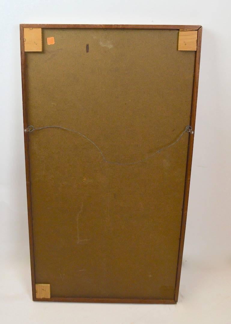 Colgante de Pared Búho Estilizado en Trapunto de Ante en Excelente estado para la venta en New York, NY