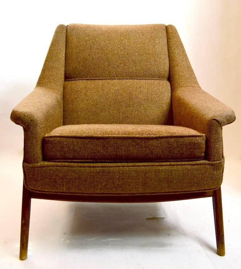 Scandinavian Modern Lounge Club Chair by Folke Ohlssen for DUX
