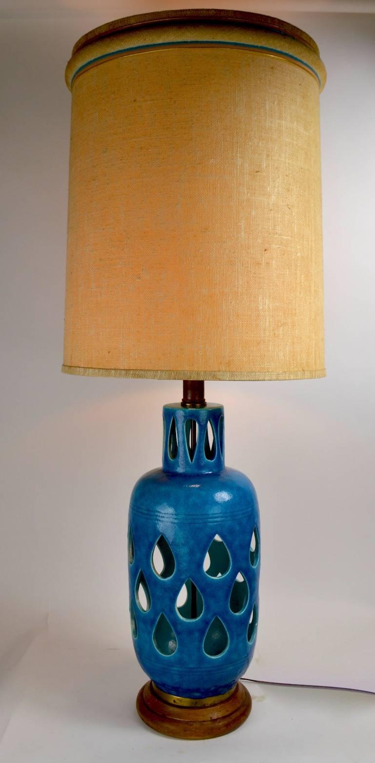 20th Century Rimini Bitossi Ceramic Table Lamp by Londi