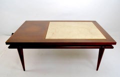 Marble-Top End Coffee Table by John Widdicomb