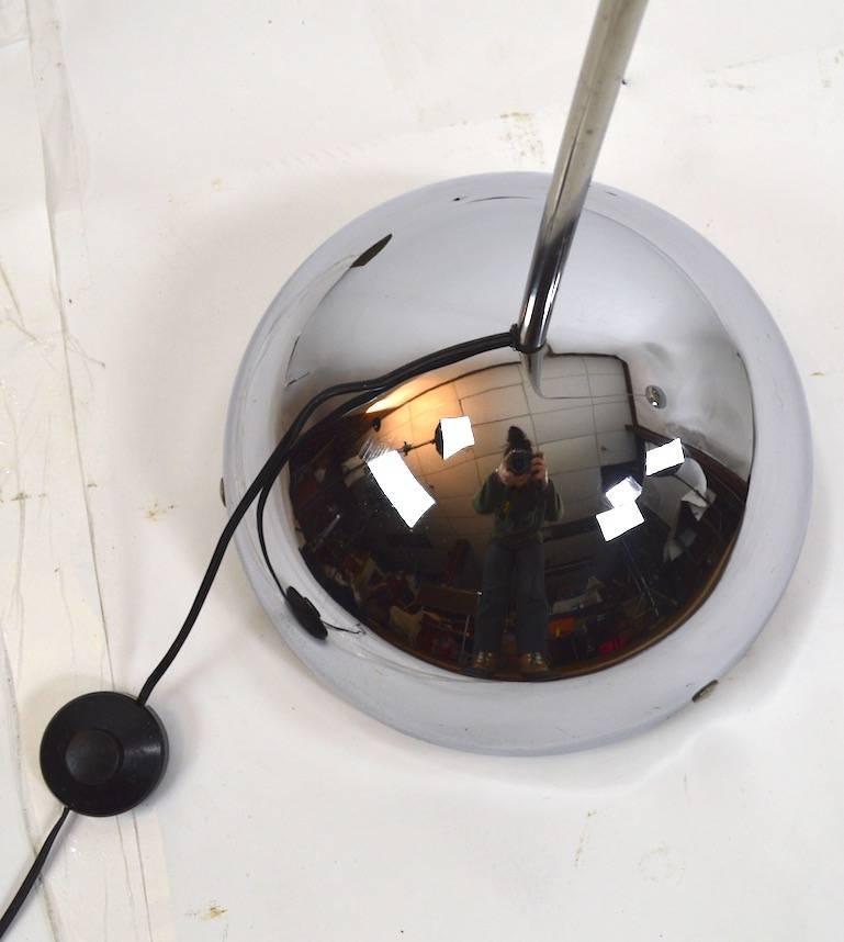 Mid-Century Modern Mod Chrome Arc Lamp