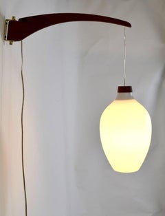 Applique murale Luxus avec abat-jour blanc givré