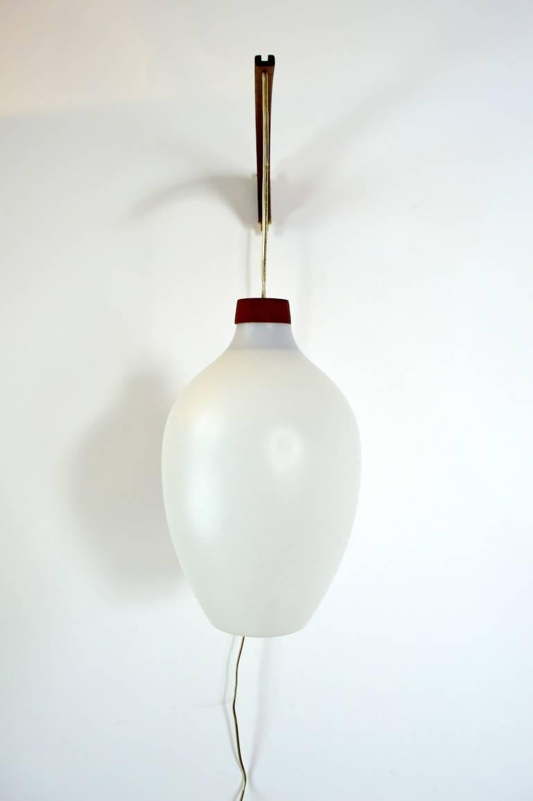 white sconce shade