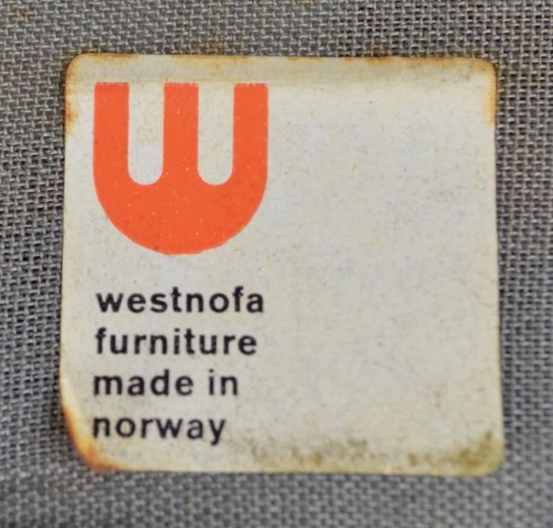 Lounge Chair by Langlos Fabrikker AS Stranda Norway for Westnofa In Good Condition For Sale In New York, NY