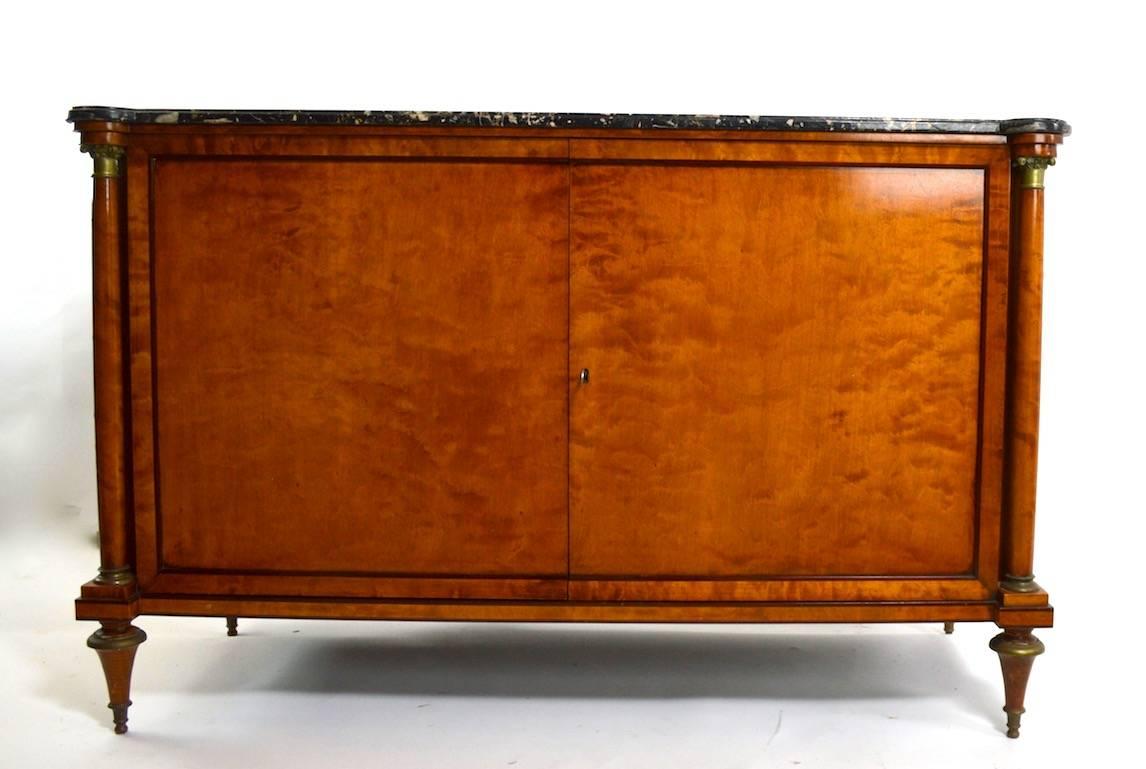 Directoire Style Marble-Top Commode In Good Condition In New York, NY