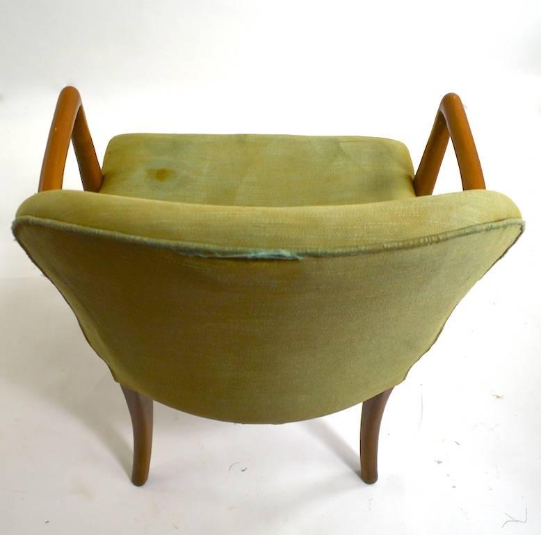 Mid-Century Modern Pair of Armchairs after Robsjohn-Gibbons