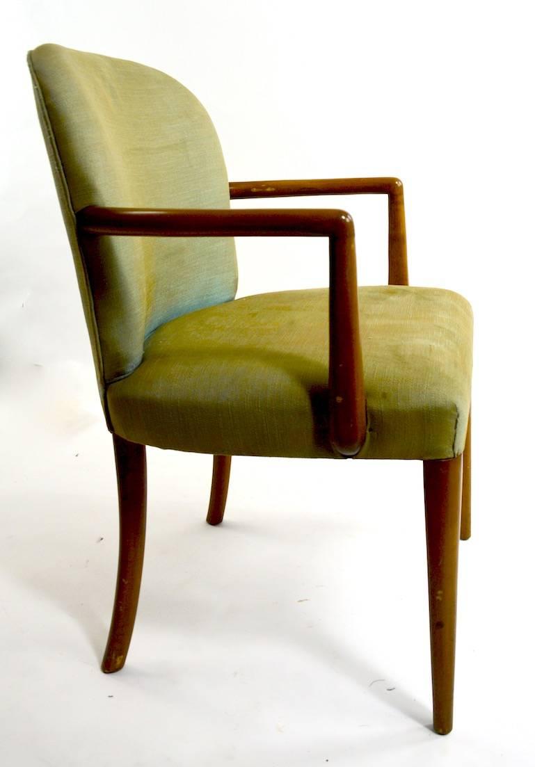 20th Century Pair of Armchairs after Robsjohn-Gibbons