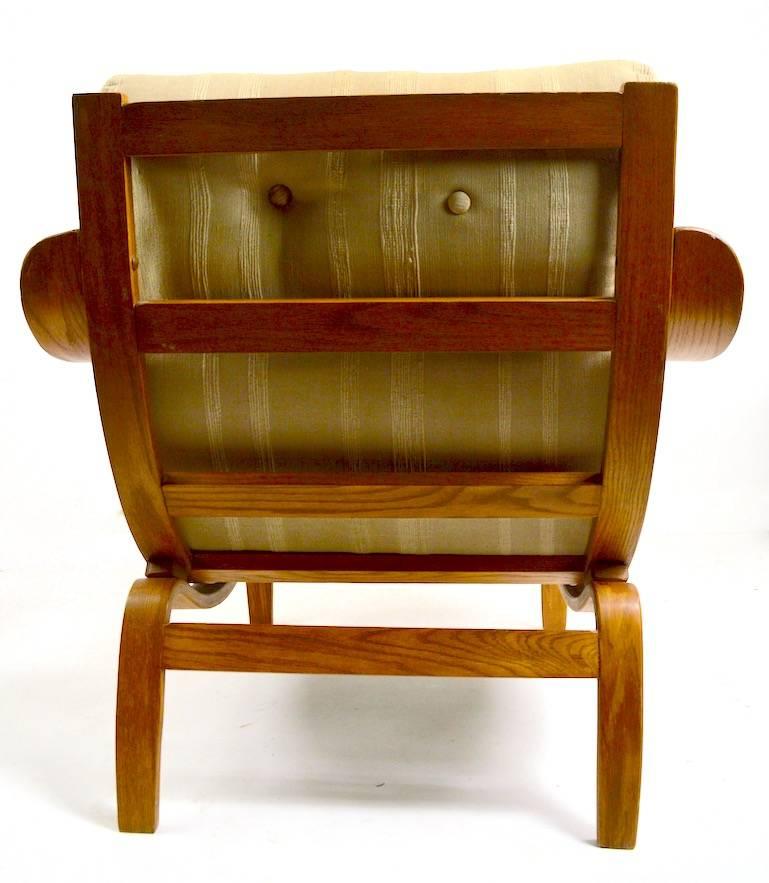 Bent Ply Lounge Chair after Bruno Mathsson In Good Condition In New York, NY