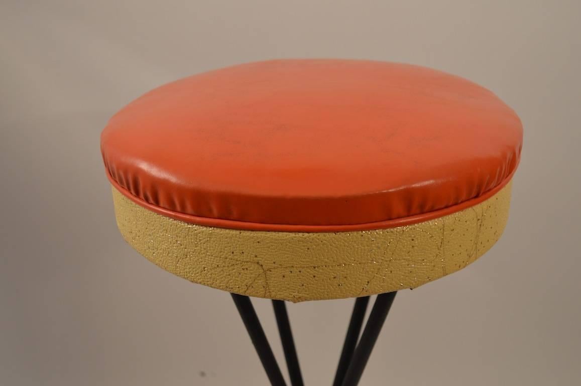 Set of Four Paul Tuttle Bar Counter Stools In Excellent Condition In New York, NY