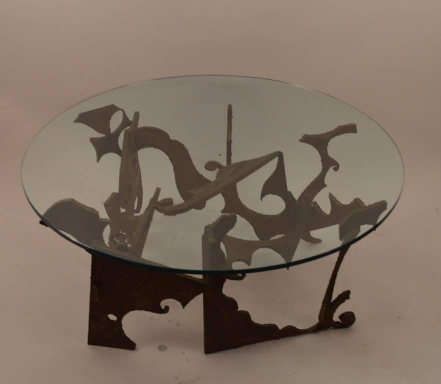 Brutalist Coffee Table by Silas Seandel For Sale 2