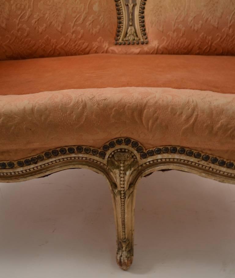Upholstery French Provincial Loveseat Frame
