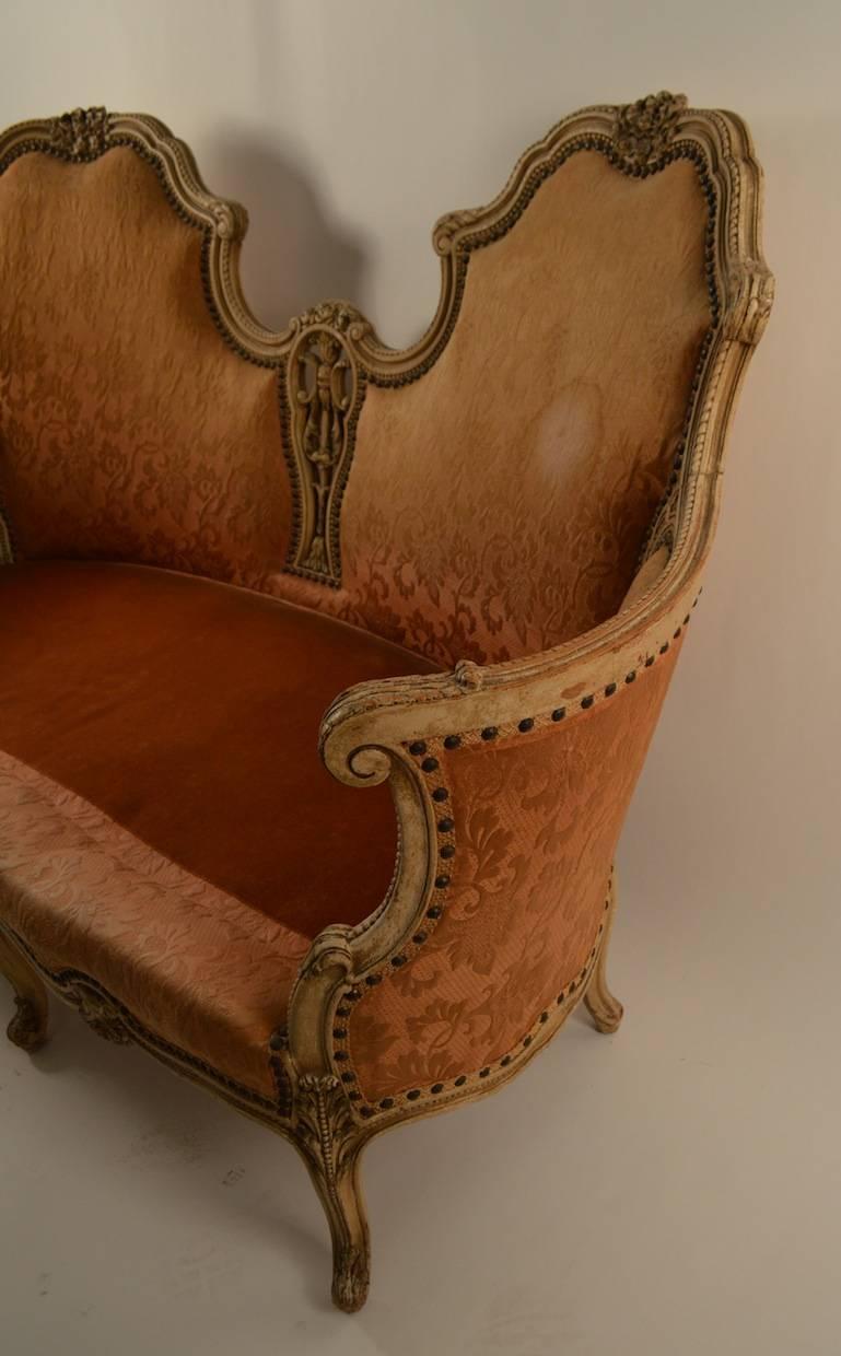 French Provincial Loveseat Frame 1
