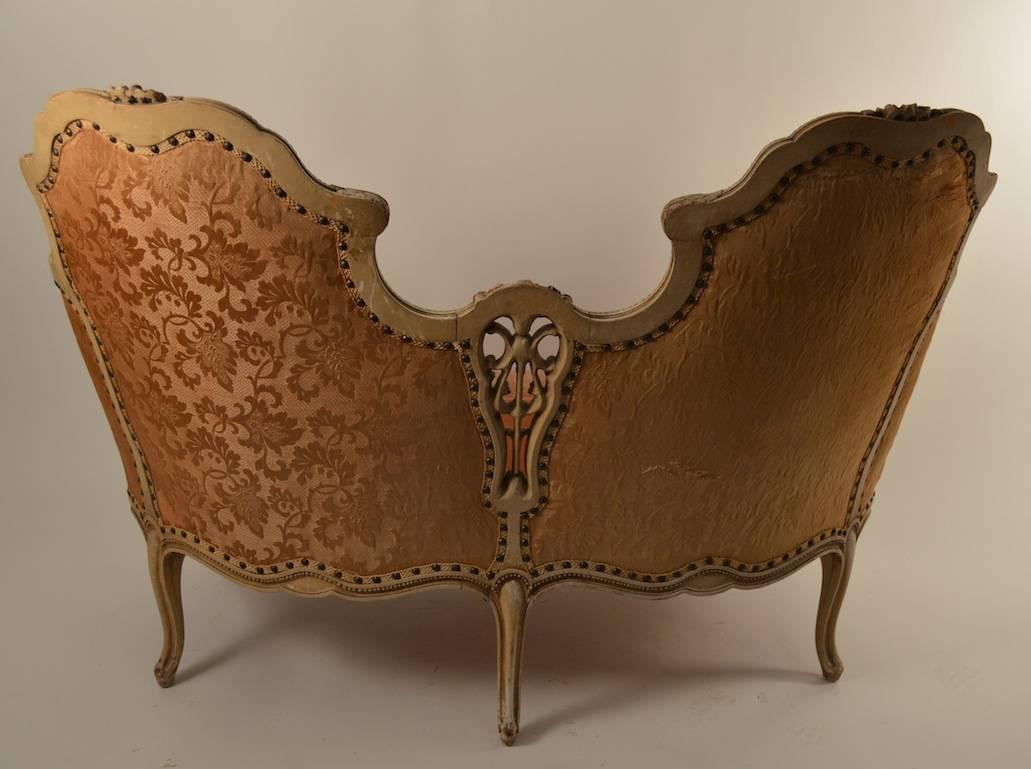 french provincial love seat
