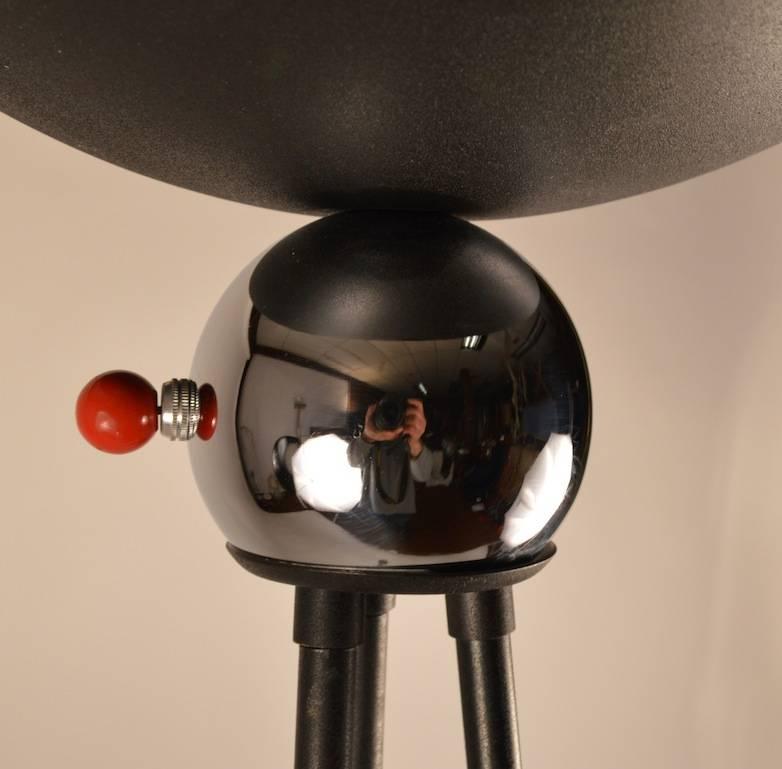 Mid Century Tripod Torchiere Floor Lamp by 
