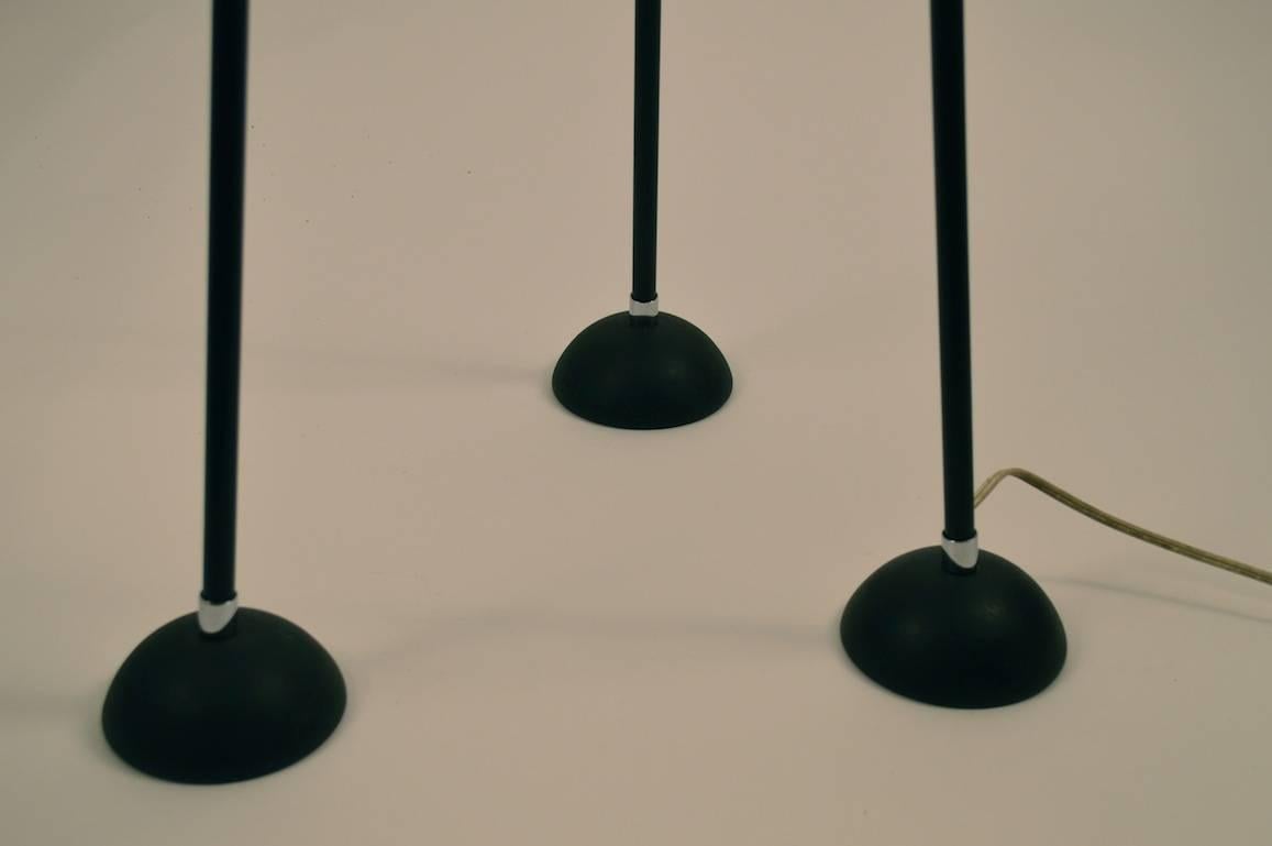 Mid Century Tripod Torchiere Floor Lamp by 