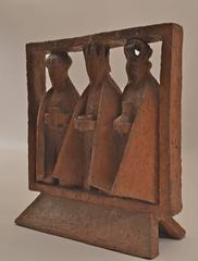 Modernist Stoneware Three Wise Men Candelabra by Margot Kempe