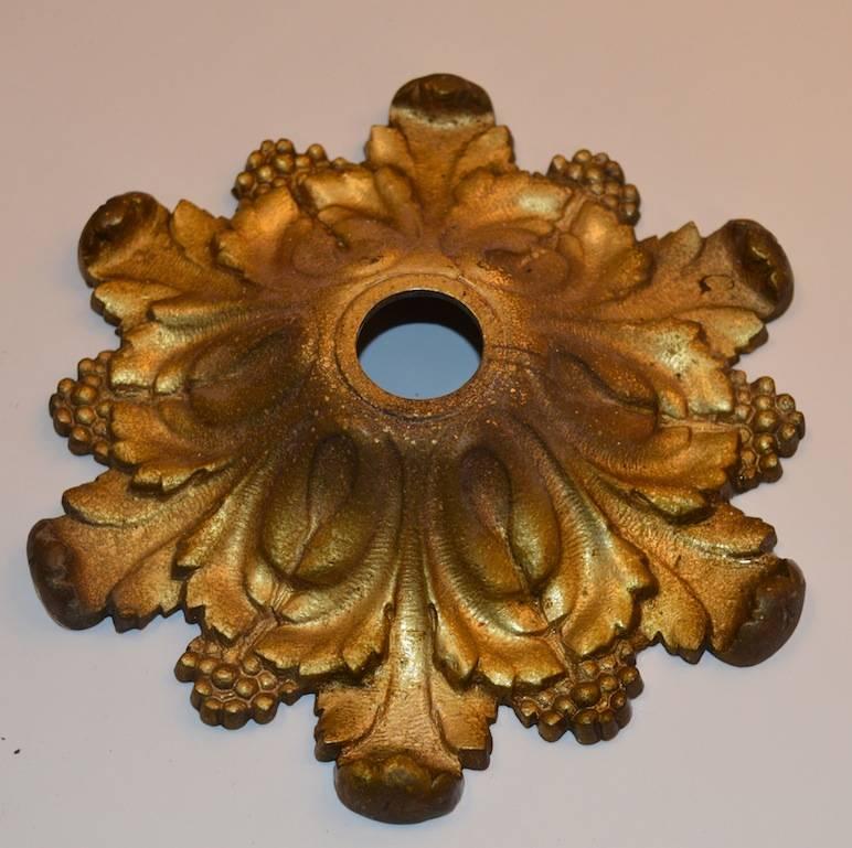French Maison Bagues Leaf Chandelier 1