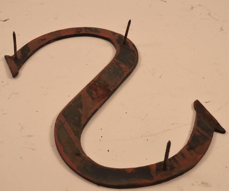 Collection of Approximately 40 Steel Letters For Sale 2