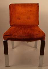 Four Milo Baughman Dining Chairs