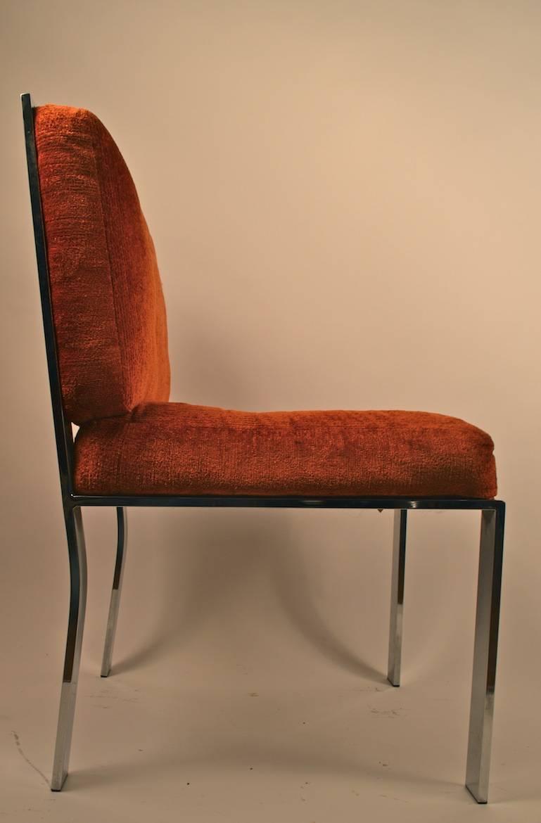 Mid-Century Modern Four Milo Baughman Dining Chairs