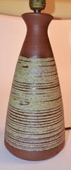 Signed Midcentury Pottery Lamp