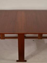 Large Extension Drop Leaf Table After Bruno Mathsson