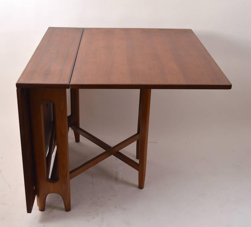 Mid-20th Century Bruno Mathsson Style Drop-Leaf Table