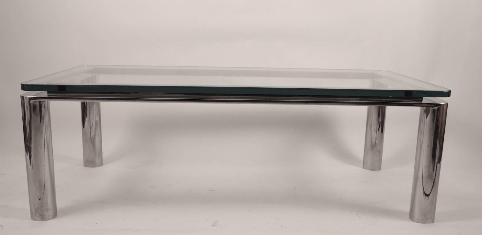 Stylish thick plate glass top ( .75