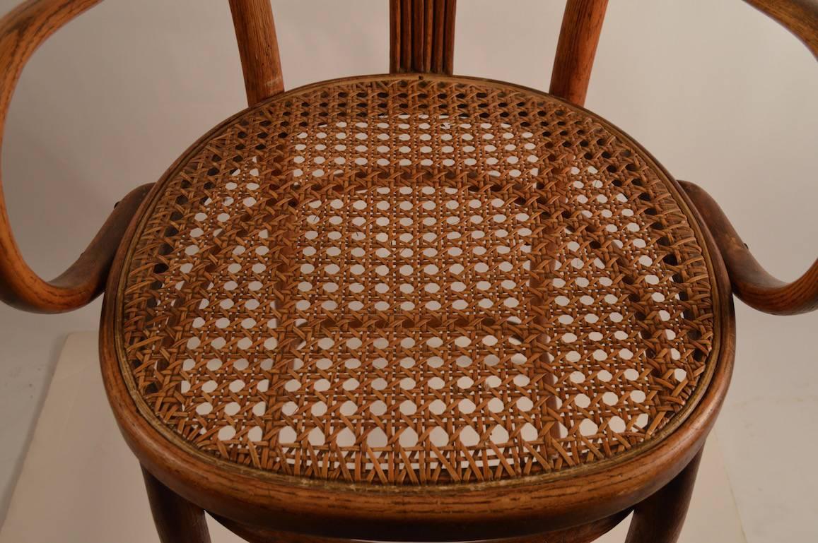 Bentwood Billiard Stool Attributed to Thonet For Sale 2
