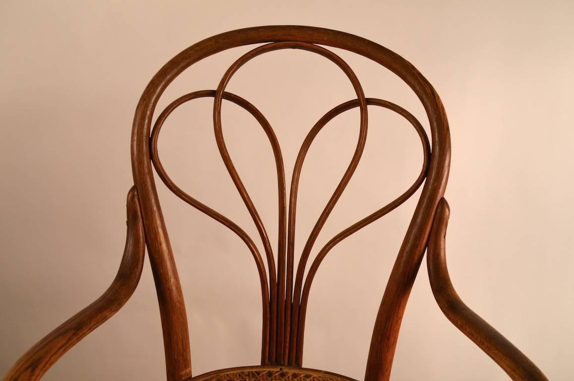 20th Century Bentwood Billiard Stool Attributed to Thonet For Sale