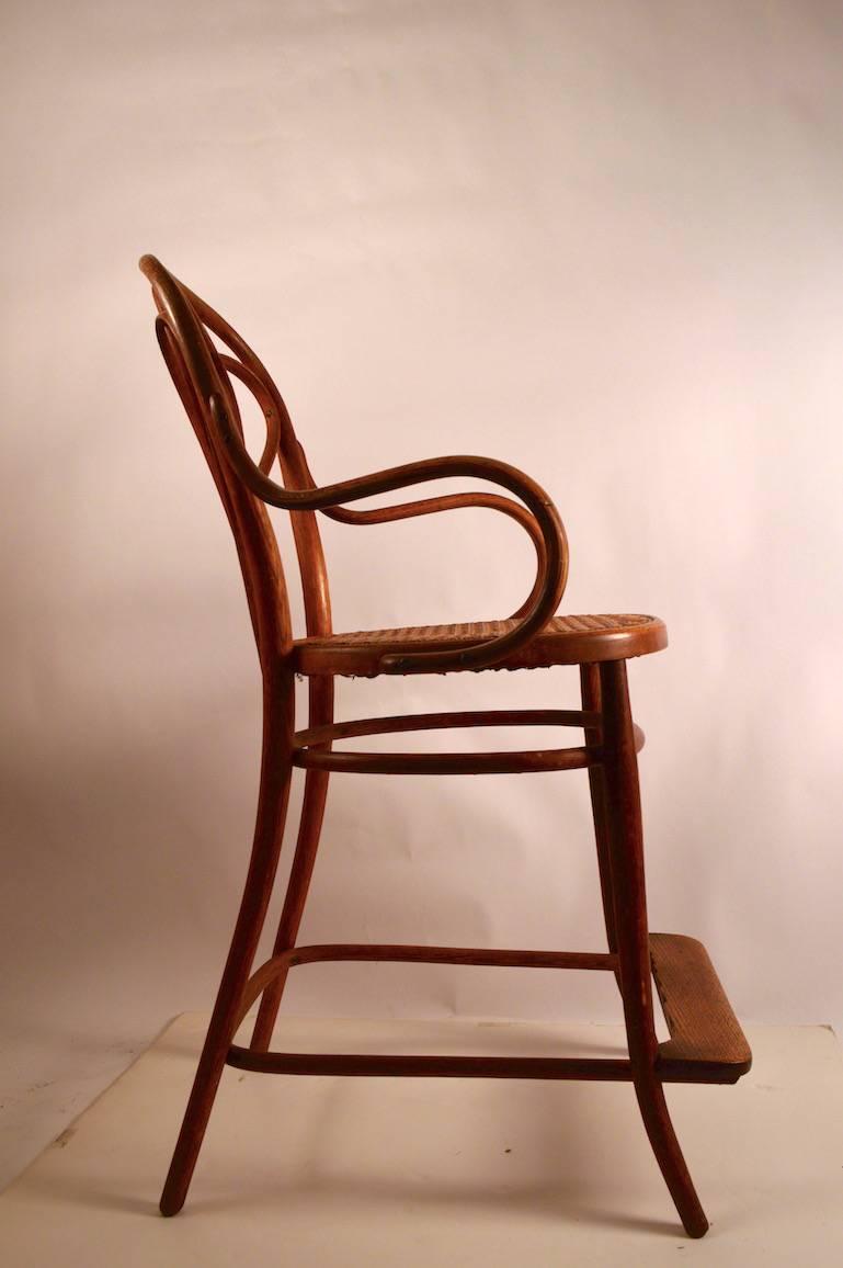 Austrian Bentwood Billiard Stool Attributed to Thonet For Sale