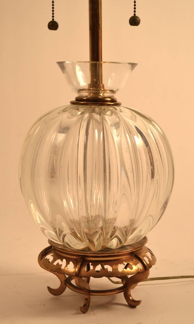 Mid-20th Century Murano Lamp by Marbro