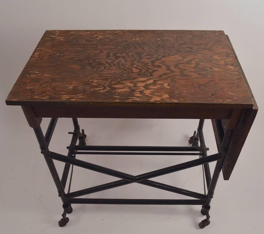 Early 20th Century Turn of the Century Industrial Work Table