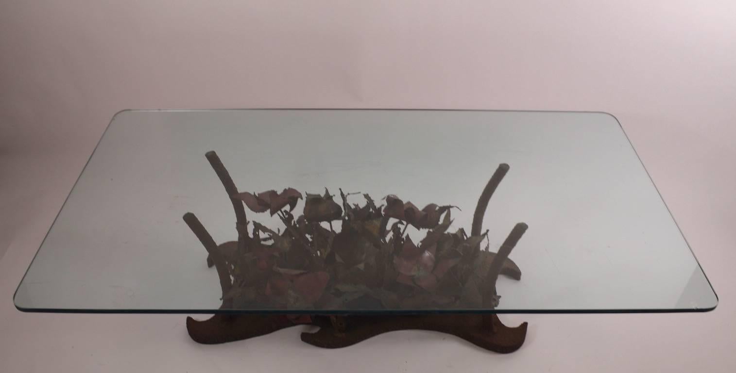 Brass Classic Silas Seandel Brutalist Coffee Table For Sale