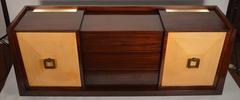 Large Two-Tone Light Up Credenza