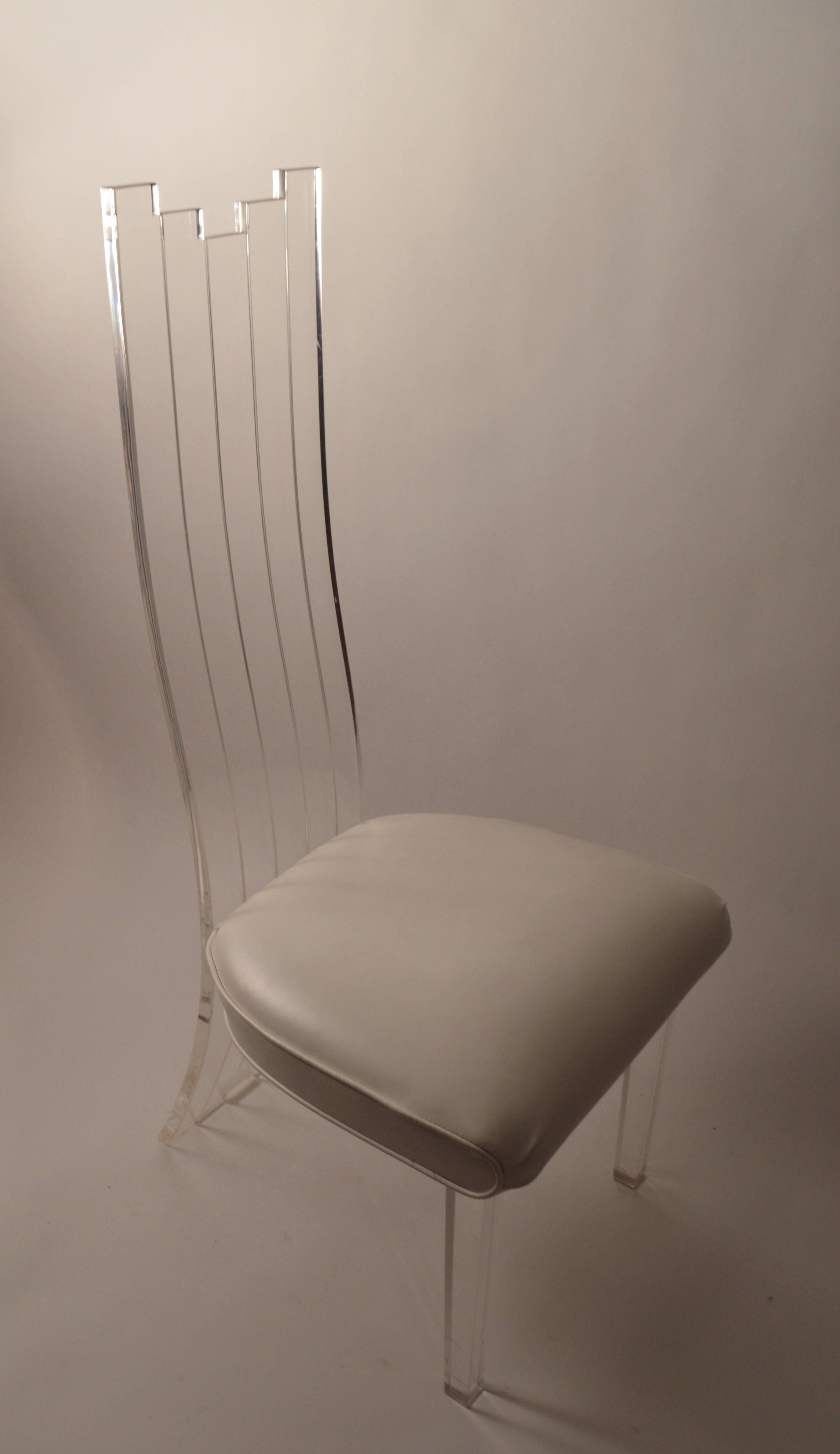 high back dining chair