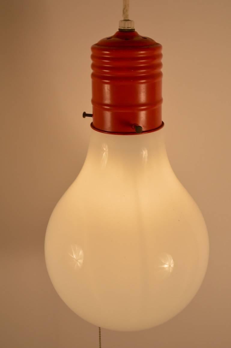 Mid-Century Modern Op Art Light Bulb Light after Ingo Maurer
